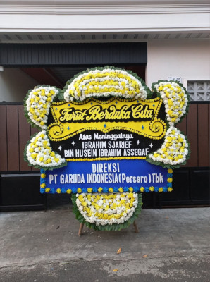 Papan Bunga Duka di Lolu Utara
